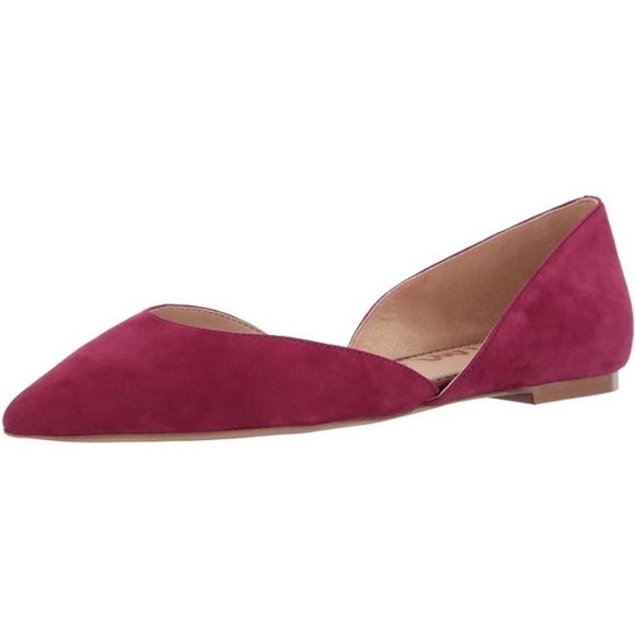 Sam Edelman Suede Rodney Ballet Flats 7 1/2 W - Picture 1 of 7